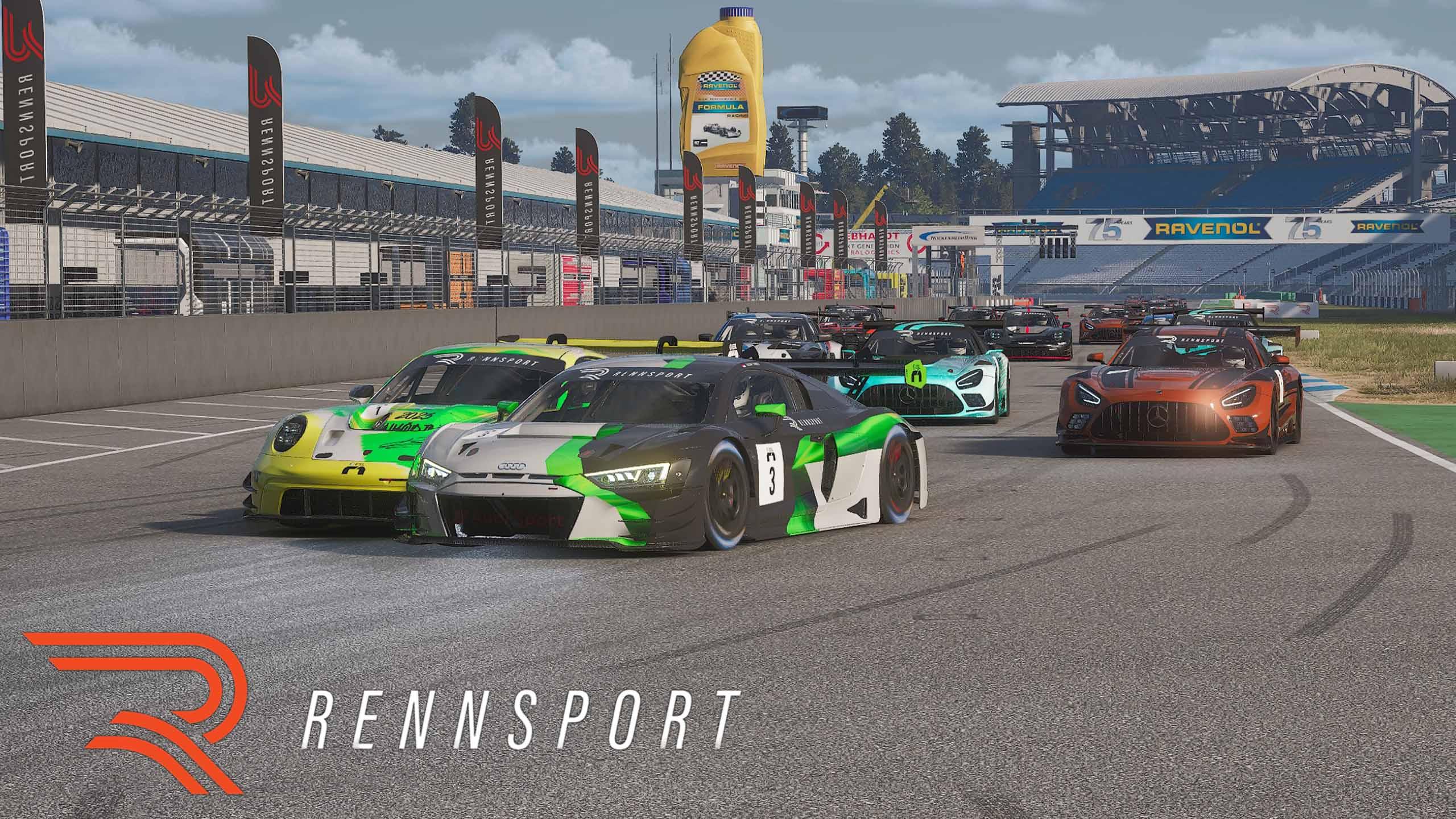 Rennsport WELCOME Bild