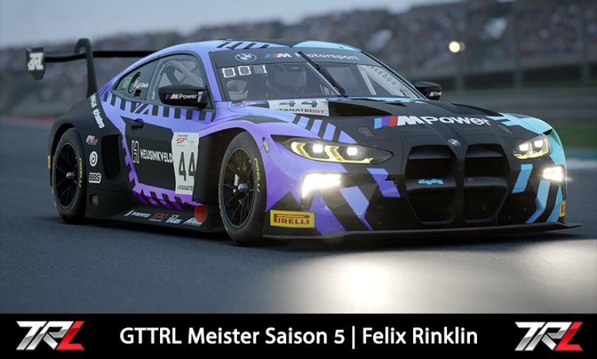 GTTRL Saison 5 Meister Felix Rinklin